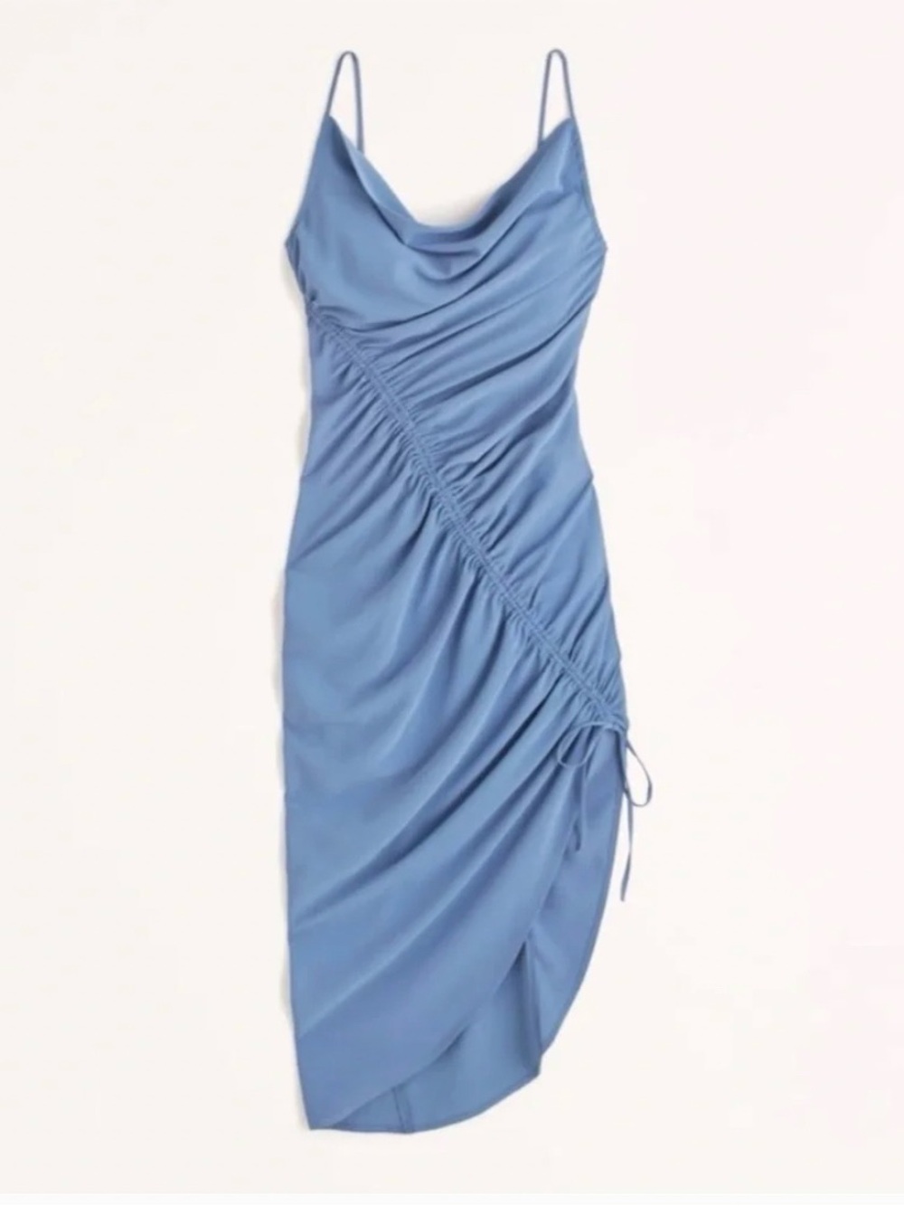 Abercrombie Asymmetrical Cinched Midi Dress